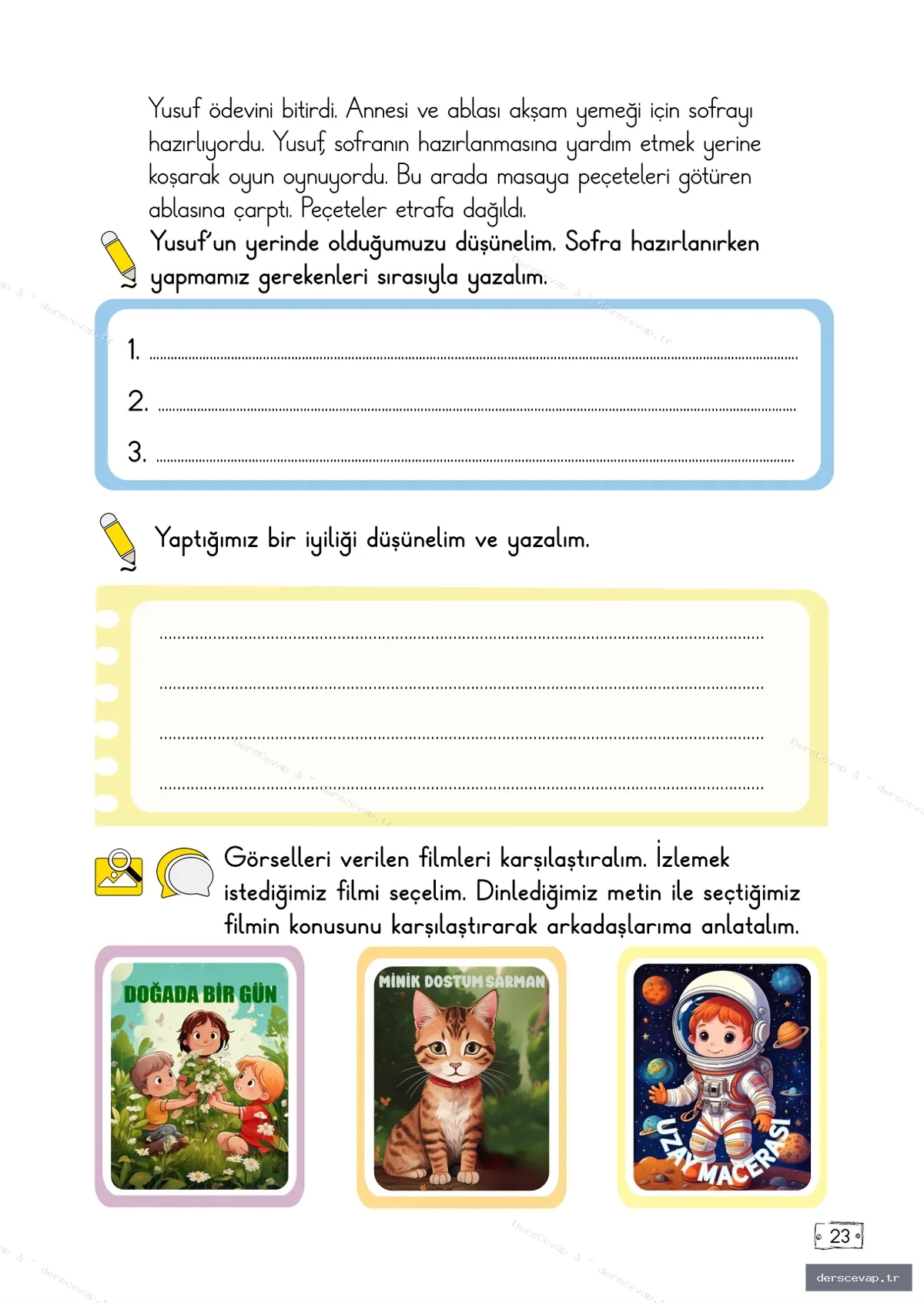 Sayfa 23 etkinliği