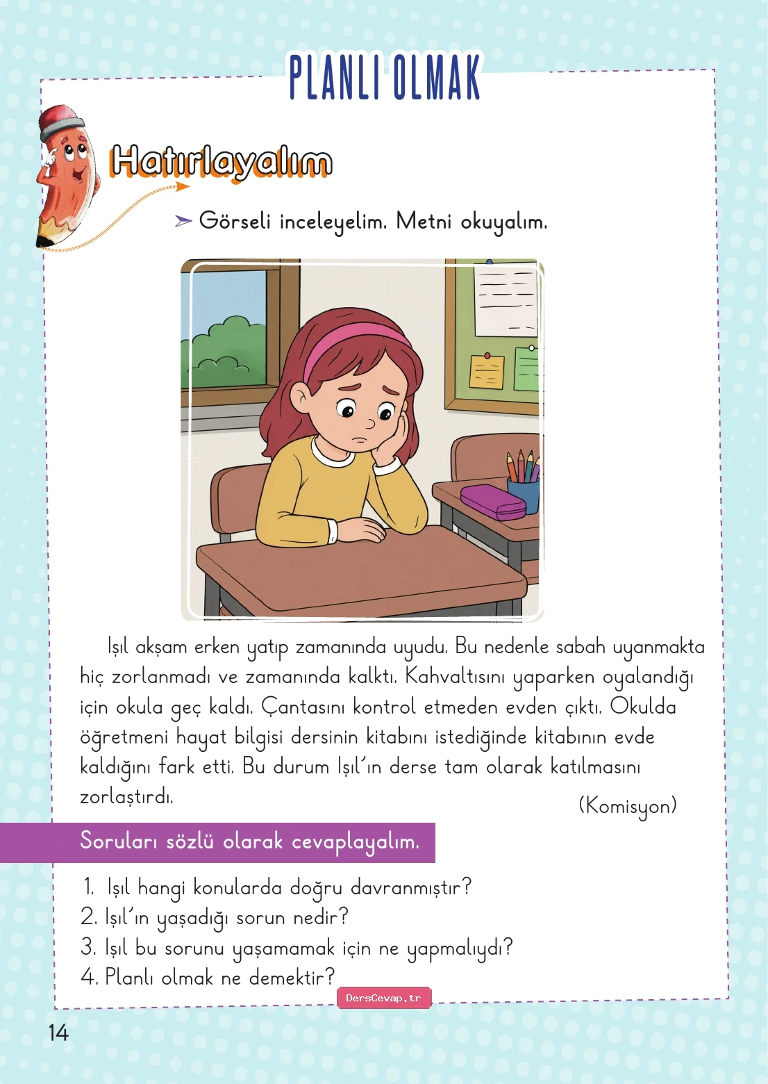 Sayfa 14 etkinliği